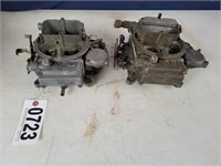 2- HOLLEY CARBURATORS - SMALL BLOCK FORD/CHEVY