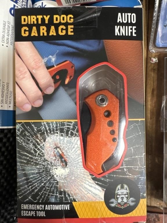 DIRTY DOG GARAGE AUTO KNIFE RETAIL $50