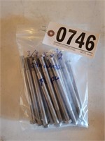 17 PCS 3/8 X 5 1/2 STAINLESS STEEL BOLTS