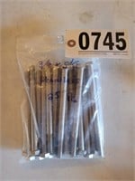 25 PCS 3/8 X 5 1/2 STAINLESS STEEL BOLTS