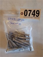 20 PCS 3/8 X 3 STAINLESS STEEL BOLTS