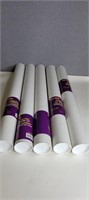 5 STAPLES 2.5X24 INCH MAILING TUBES