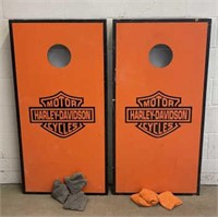 Harley Davidson Corn Hole Game