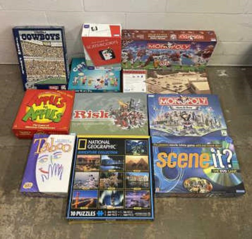 Selection of Board Games & Puzzles