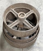 (L) Cast Iron Pulley Wheels