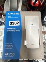 LINKSYS WIFI RANGE EXTENDER RETAIL $130