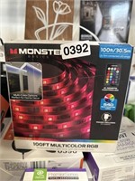 MONSTER LED STRIP LIGHTS RETAIL $30