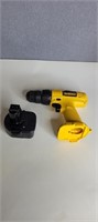 DEWAL 12V DRILL AND BATTERY
