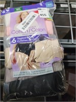 Hanes Women's 6 Pack Core Cotton Panty-neutrals