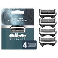 Gillette Intimate Pubic Hair Razor Cartridges, 4