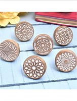 New Indian Shelf Wooden Cabinet Knobs-Wooden