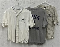 (Q) Comiskey Park Button Shirt Size L, SOSA Cork
