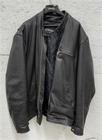 (M) Unik Leather Motorcycle Jacket Size 56T