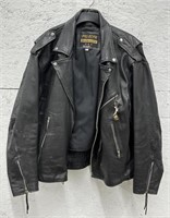 (M) Pro Rider Genuine Leather Motorcycle Jacket