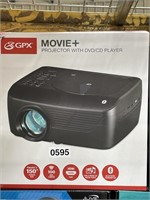 GPX MOVIE PROJECTOR WITH DVD CD PLAYER RETAIL $180