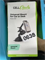 CELL CANDY UNIVERSAL CAR OR DESK MOUNT