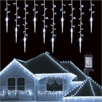 Icicle Christmas Lights, 29.5ft 360 LED