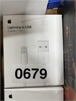 APPLE LIGHTNING CABLE RETAIL $20