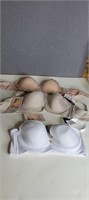THREE BRAS WITH TAGS