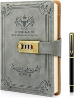 Diary with Lock, Leather Journal with Lock,