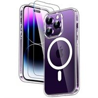 TOCOL 3 in 1 Magnetic for iPhone 14 Case,