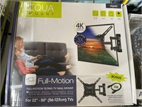 EQUA MOUNT FULL MOTION TV MOUNT RETAIL $70