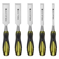 Lytool 5 Piece Wood Chisel Set for Woodworking,