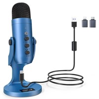 ZealSound USB Microphone,Condenser Gaming Mic for