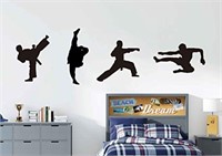 Karate Kids Wall Art Decals for Living Room Home