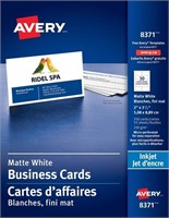 Avert Perforated Business Cards for Inkjet