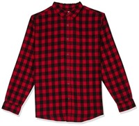 Essentials Men's Long-Sleeve Flannel Shirt