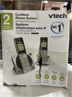 2 HANDSET VTECH CORDLESS PHONE SYSTEM