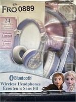 FROZEN BT WIRELESS HEADPHONES RETAIL $40