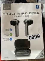 I LIVE TRULY WIRE FREE EARBUDS RETAIL $70