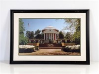 Framed Thomas Jefferson's UVA Rotunda print