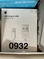 LIGHTNING TO USB RETAIL $20