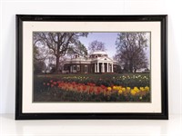 Framed Thomas Jefferson's Monticello Print