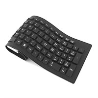 Waterproof Silicone Keyboard Foldable Flexible