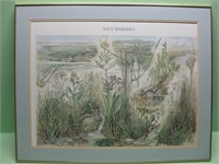 34 X 27 Framed Salt Marshes Print