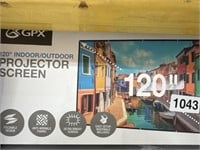 GPX PROJECTOR SCREEN RETAIL $190