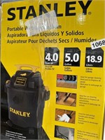 STANLEY PORTABLE WET AND DRY VACUUM
