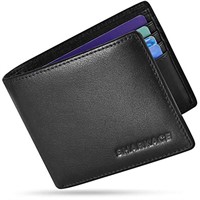 Genuine Leather Wallets for Men  SHARKACE RFID