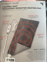 SHARPER IMAGE WEIGHTED HEATING PAD