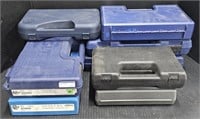 (II) Lot Of 8 Hand Gun Cases: Colt, Ruger,