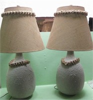 Two 40" Table Lamps - Working
