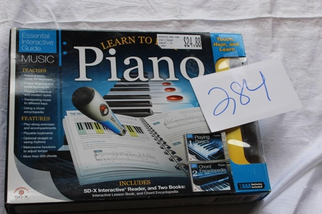 NIB HOW TO PLAY PIANO TEACHING KIT