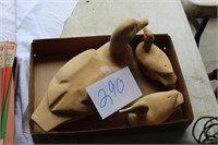 3 CARVED WOODEN DUCKS BY COUNTRY LURES OF MAINE