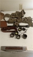 LEATHER SLING, SCOPE COVERS AND MORE