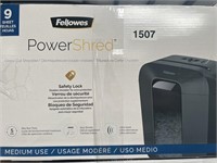FELLOWES POWER SHRED RETAIL $90