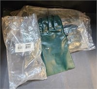 (ZZ) Chemical Resistant Gloves: 12 in Glove Lg,